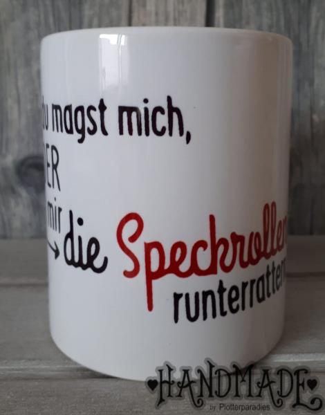 Kaffeebecher Kaffeetasse Speckrollen